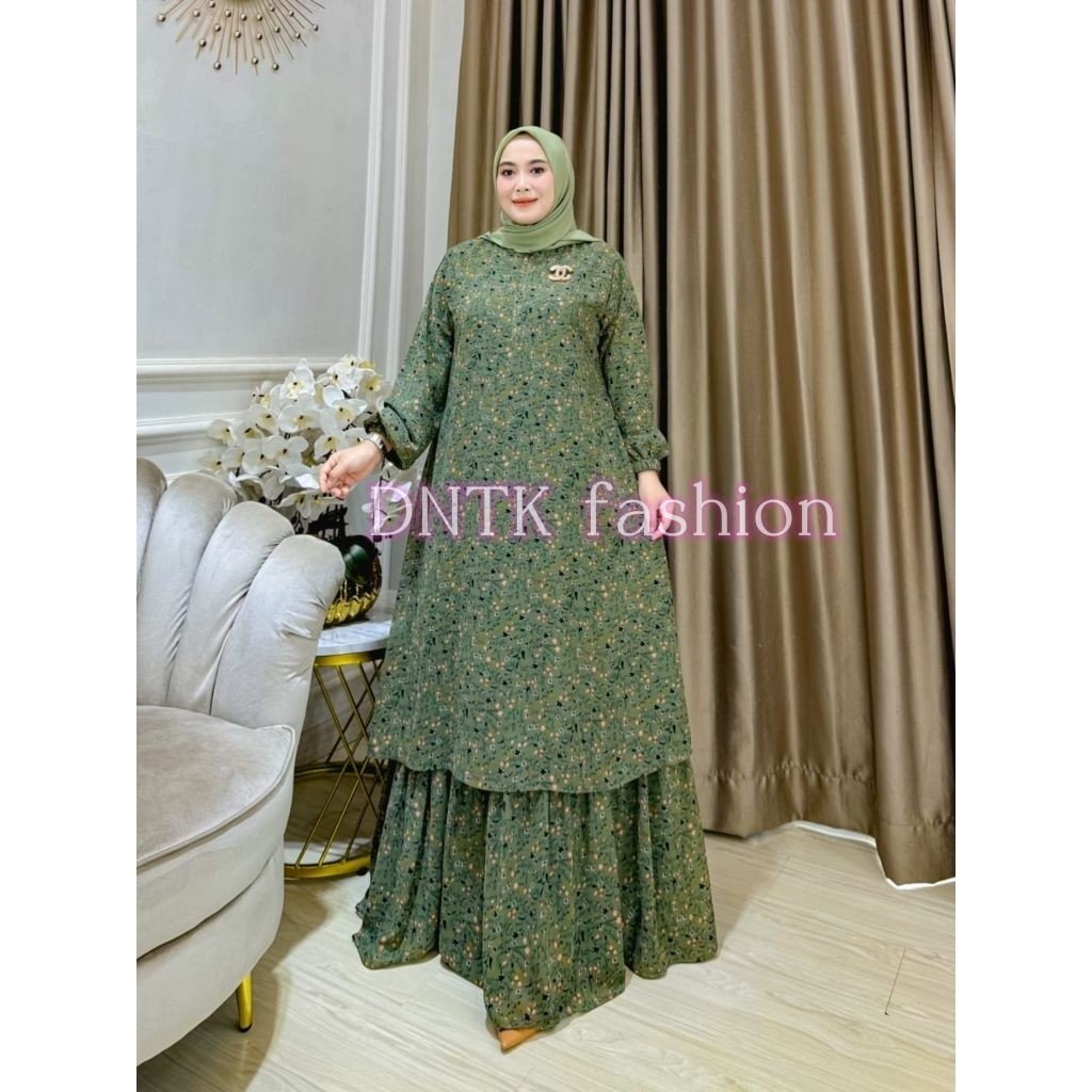 gamis Melayu motif Malaysia terbaru dan terlaris/Terbaru