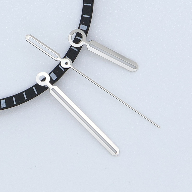 Silver Aiguille Royal Oak Wat Hands C3 Super Lumen for Seiko Mod NH35 36 Wat Parts Pointer Second Ha