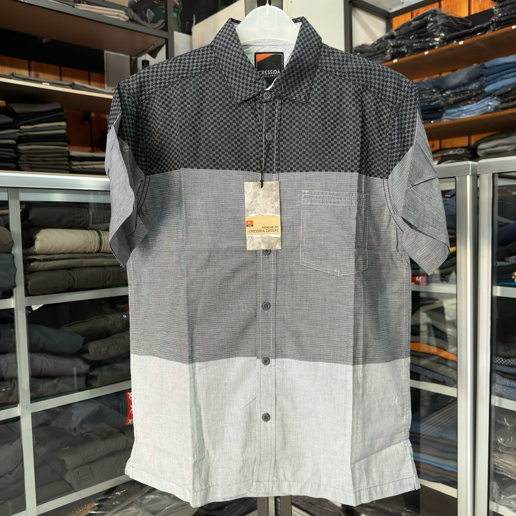 Promo Hits Cressida Kemeja Lengan Pendek Original | Kemeja Pria Lengan Pendek