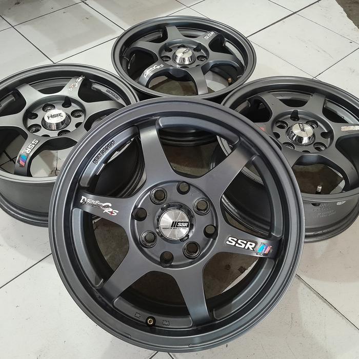 VELG SSR RING 14X6 PCD 4X100/114,3 COOCOK DIMOBIL BRIO AGYA AYLA CALYA SIGRA AVNAZA