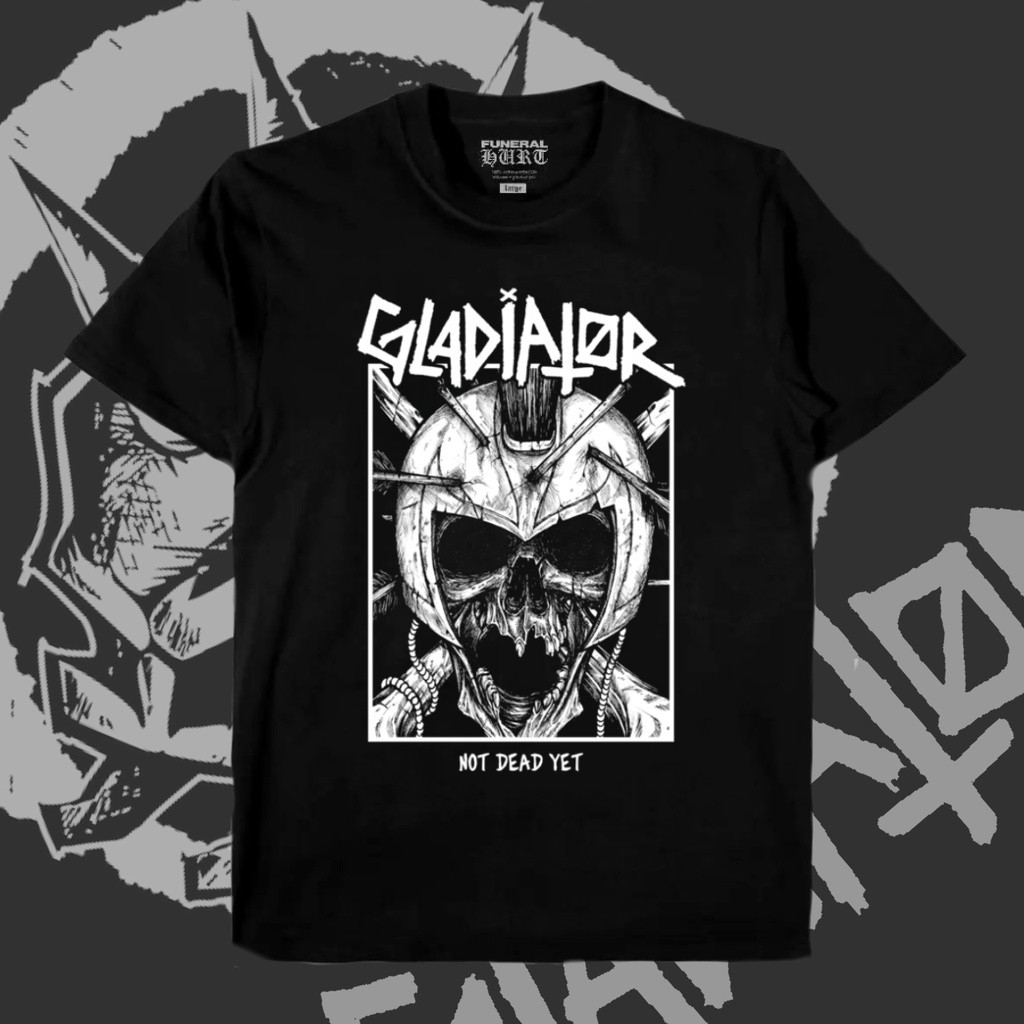 (COD) kaos band gladiator hardcore punk official merch tag merchcons