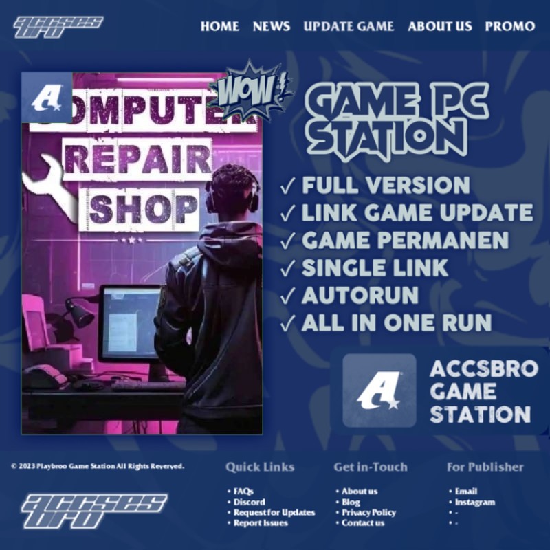 Computer Repair Shop - Game PC/Laptop - Game Shopee Autorun Installer