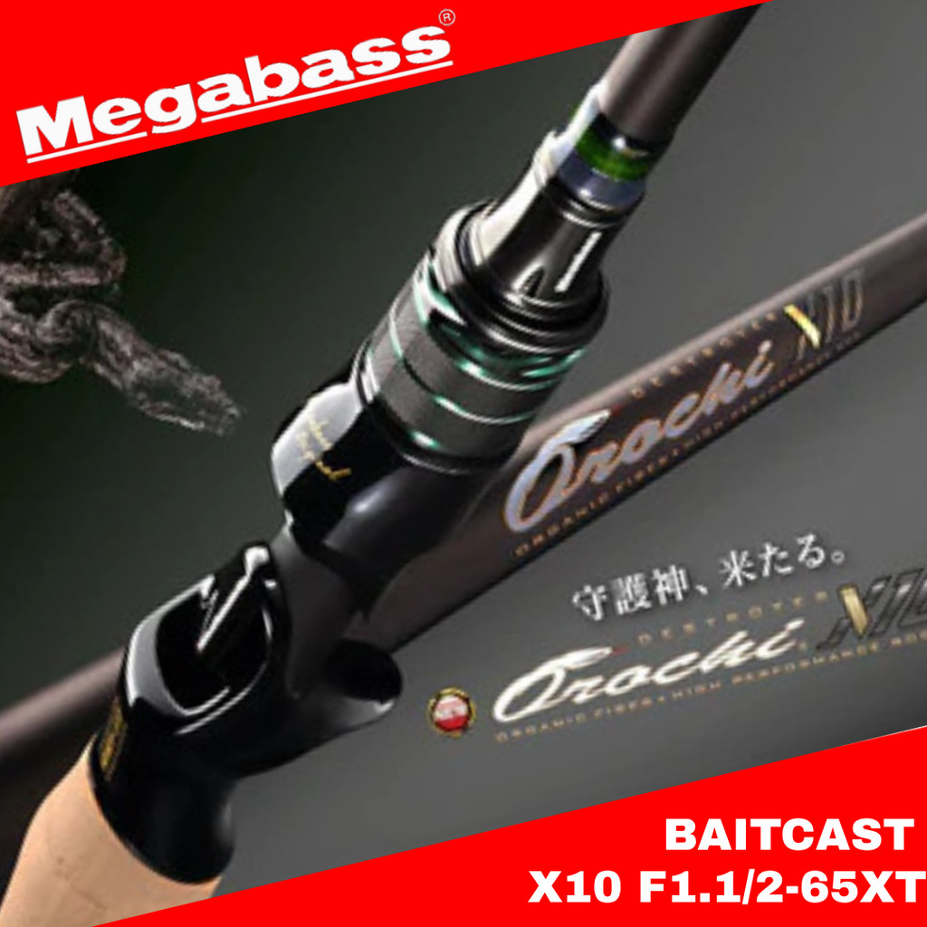 Megabass Baitcasting Rod Orochi  X10 F1.1/2-65XT
