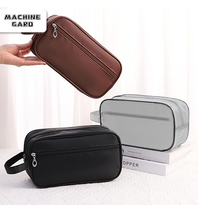 Machinegard Washbag Pria Travel Toiletry Bag Tas Pouch Penyimpanan Sabun Mandi Kosmetik Waterproof O