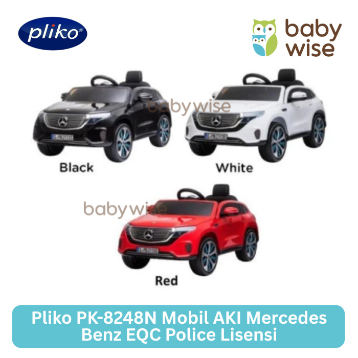 Pliko PK-8248N Mobil AKI Mercedes Benz EQC Police Lisensi - Mobil Aki