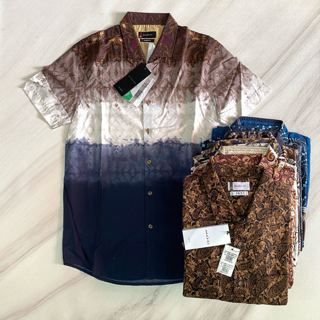 Kemeja Pria Batik Motif MOC Original PROMO