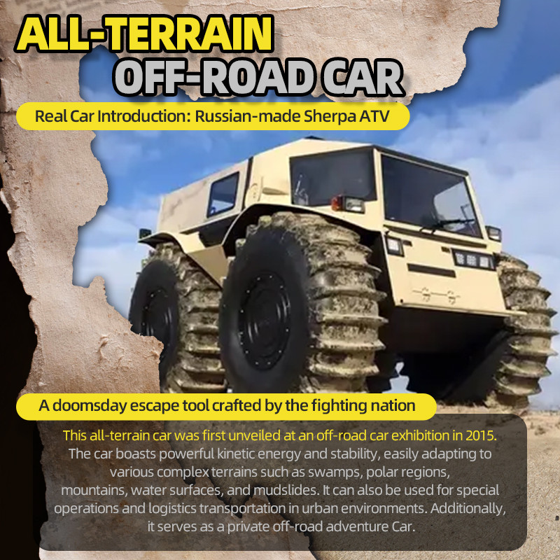 New 1/20 RC Sherpa four-wheel drive large foot climbing all-terrain amphibious vehicle toys for chil