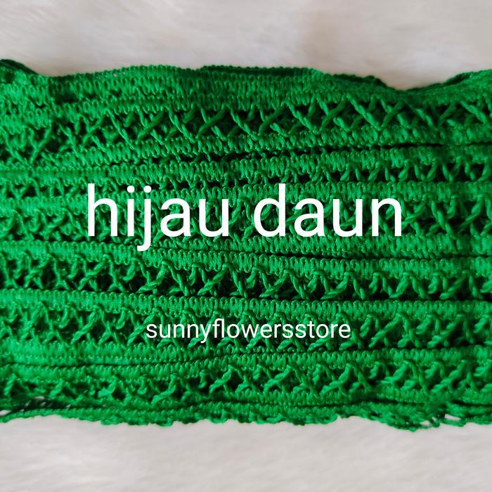 RENDA SILANG / MASUK PITA LEBAR 1,5 CM - Hitam