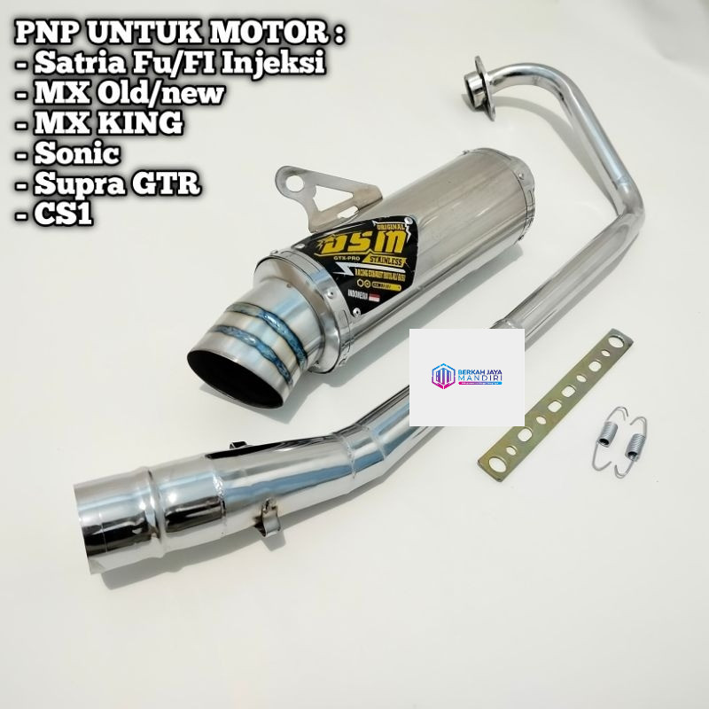 Knalpot Racing DSM Pangkon Atas SATRIA FU, SATRIA FI, MX, MX KING, SUPRA GTR, SONIC, CS1