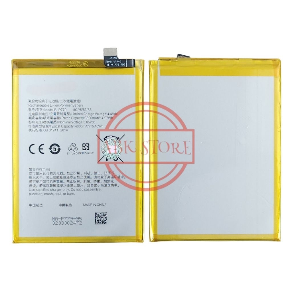 BATERAI BLP779 for OPPO RENO 4F / OPPO A93 Battery