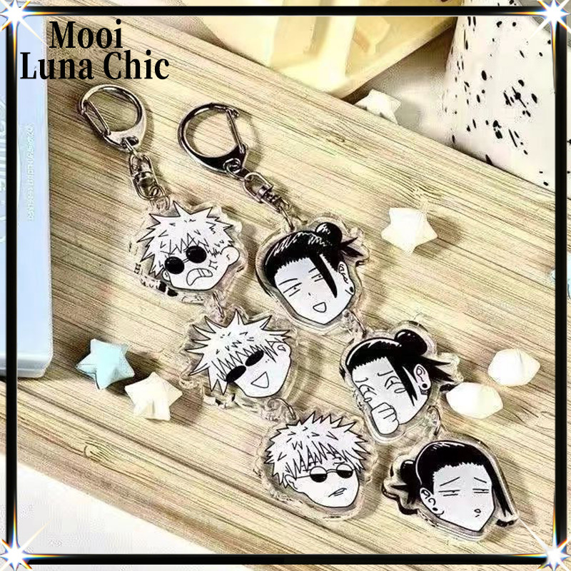 Gojo Geto Couple Gantungan Anime/Keychain Satosugu/Anime Jujutsu Kaisen Keychain/Phone Strap