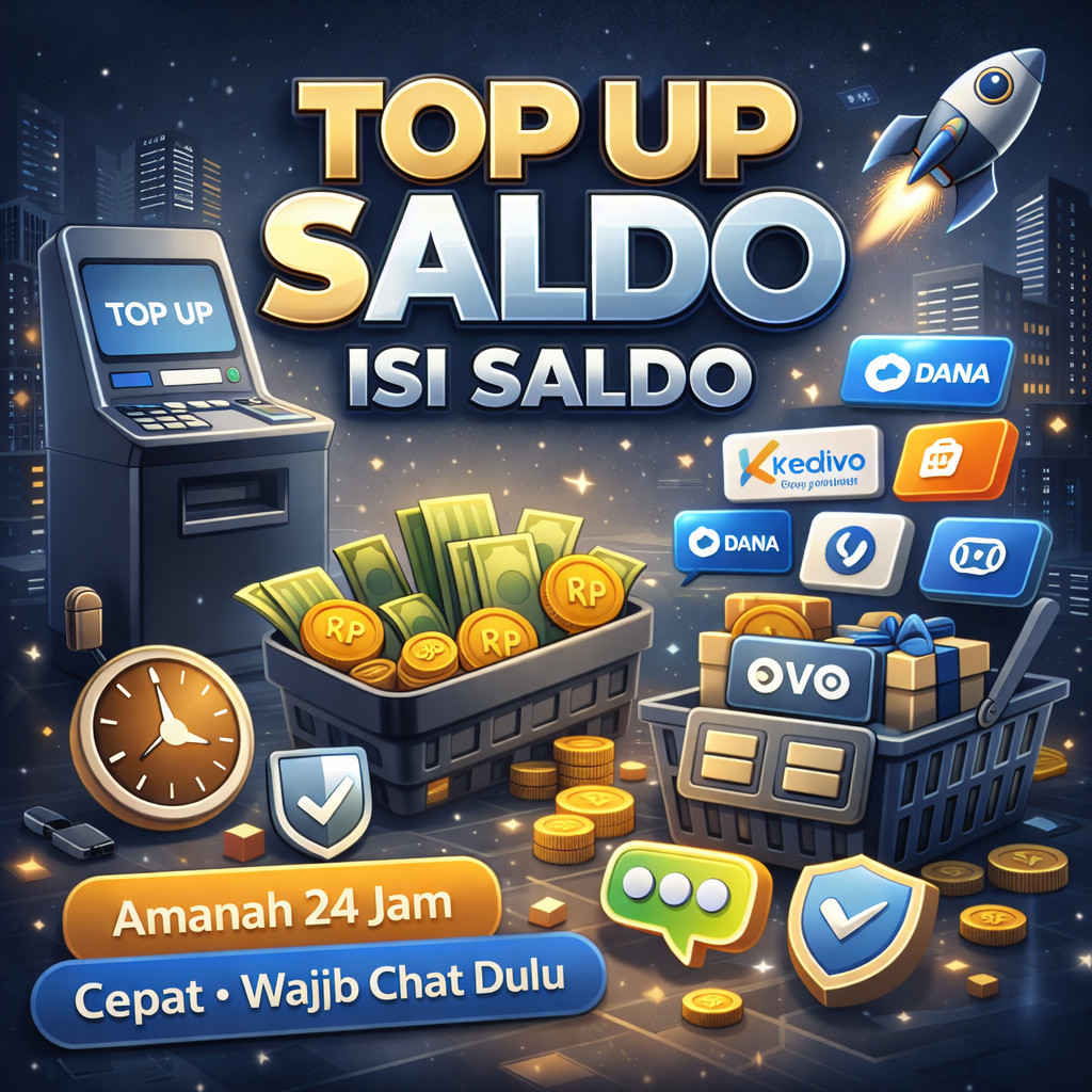 PALING LARIS Isi Saldo Digital & UP Dompet E-Wallet Aman ANDPA