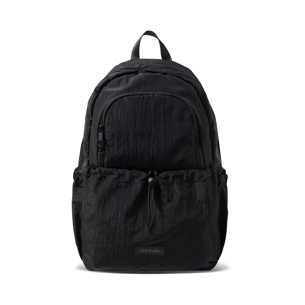 LIFEWORK - Light Weight String Pocket Backpack Black - Tas Acc Hitam Unisex