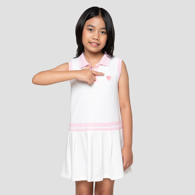 Little M Pleats Dress Polo Anak Perempuan 123989481