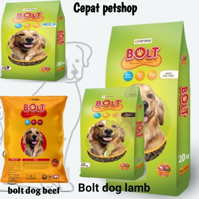 PROMO  Bolt dog Dog Food (PAKET 10KG) makanan anjing bolt dog food - bolt dog beef