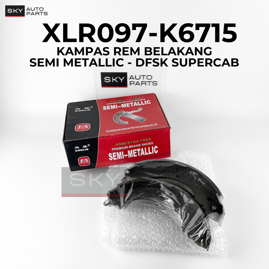 Kampas Rem Belakang DFSK Supercab / Brake Shoe DFSK Supercab - Semi Metallic