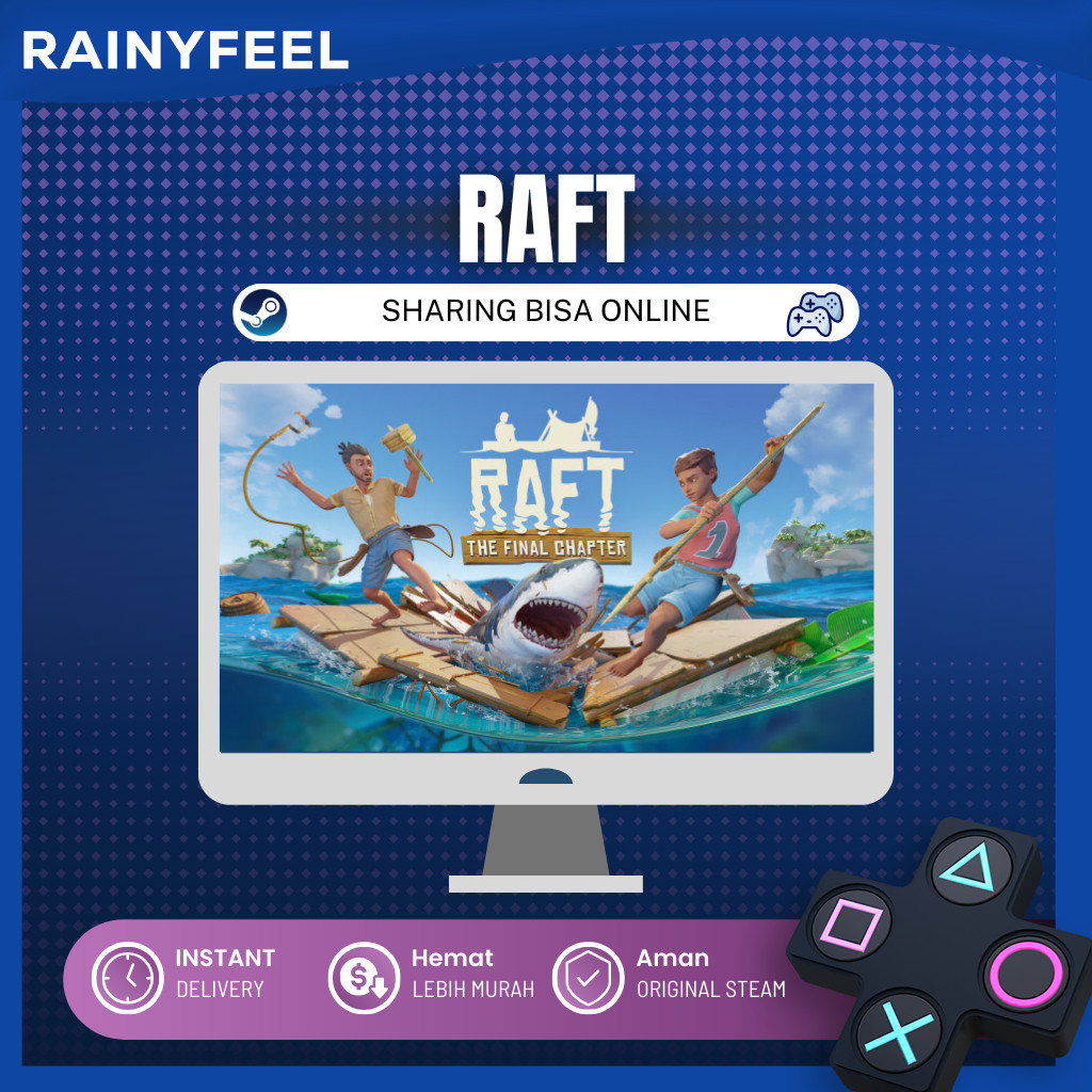 [BONUS STEAM KEY] Raft / AUTO DELIVERY / STEAM / Game PC / Games Computer / Original Steam Download 