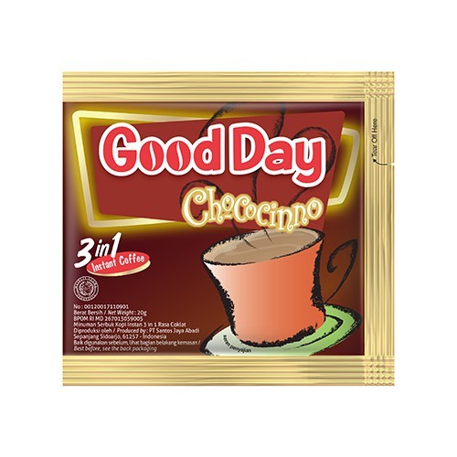 Warung Opunk | Good Day Chococinno (5 X 20 Gr) |  Kopi Good Day Chococinno Sachet Original Murah | K