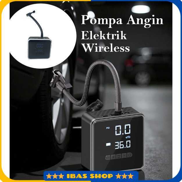 Pompa Ban Elektrik Portable Air Compressor 150PSI 6000mAh - PR-718