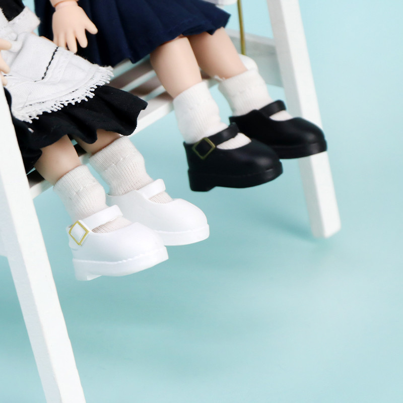 OB11 Doll Uniform Shoes OB11 Accessories 1/12 Bjd Doll Shoes Decoration Detaable Doll PVC Material T
