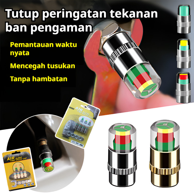 Anti Maling & Aluminium Tahan Lama YH-Tutup Pentil Ban Mobil/Aksesoris Mobil/Anti Pencurian Pentil B