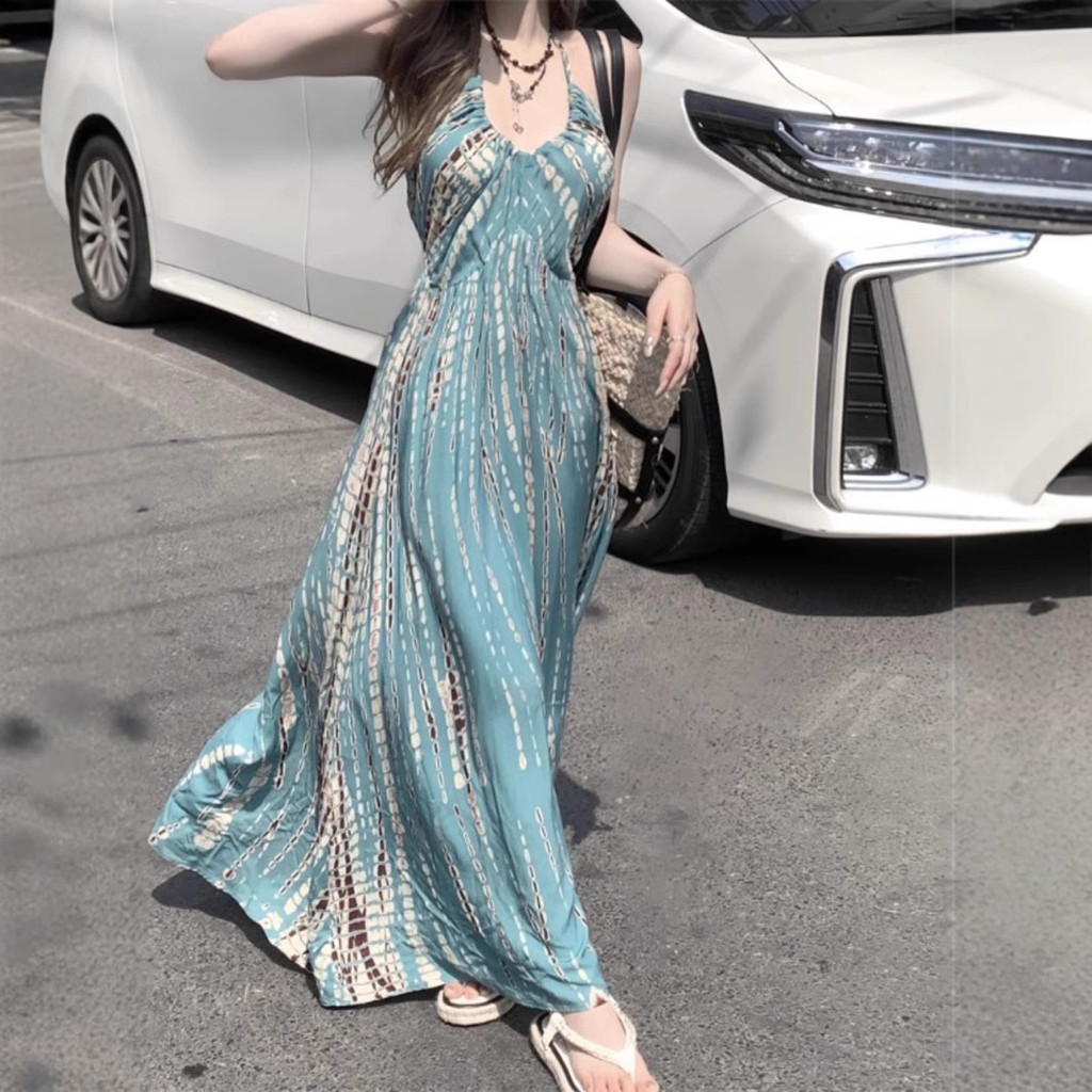 French Bohemian Style Long Dress for Women