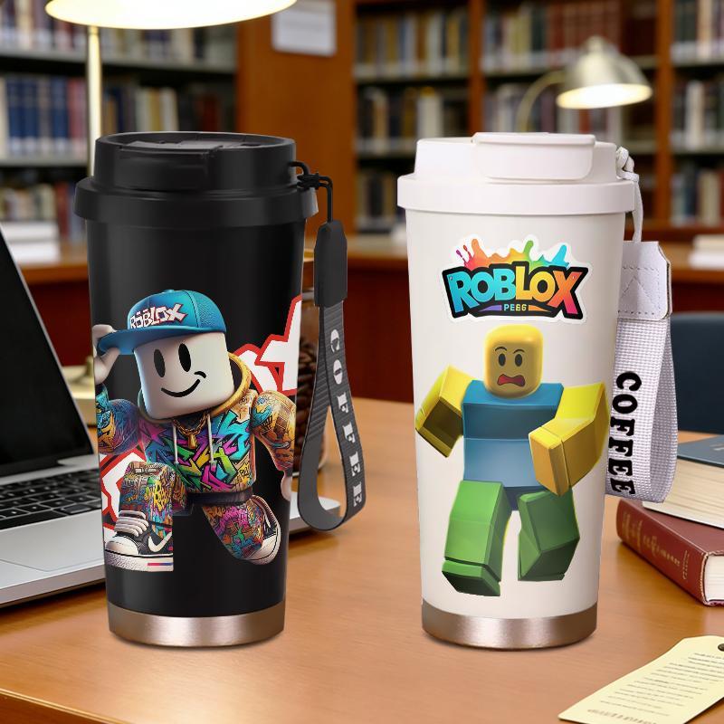 Tumbler Roblox Botol Minum Aesthetic Stainless Steel Tumblr CUP 500 ML Termos Coffee Tahan Dingin Pa
