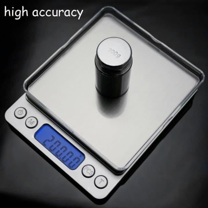 Timbangan Digital Emas Bumbu Obat kapasitas 500 gram 0,01 gram  Pasti Ori 