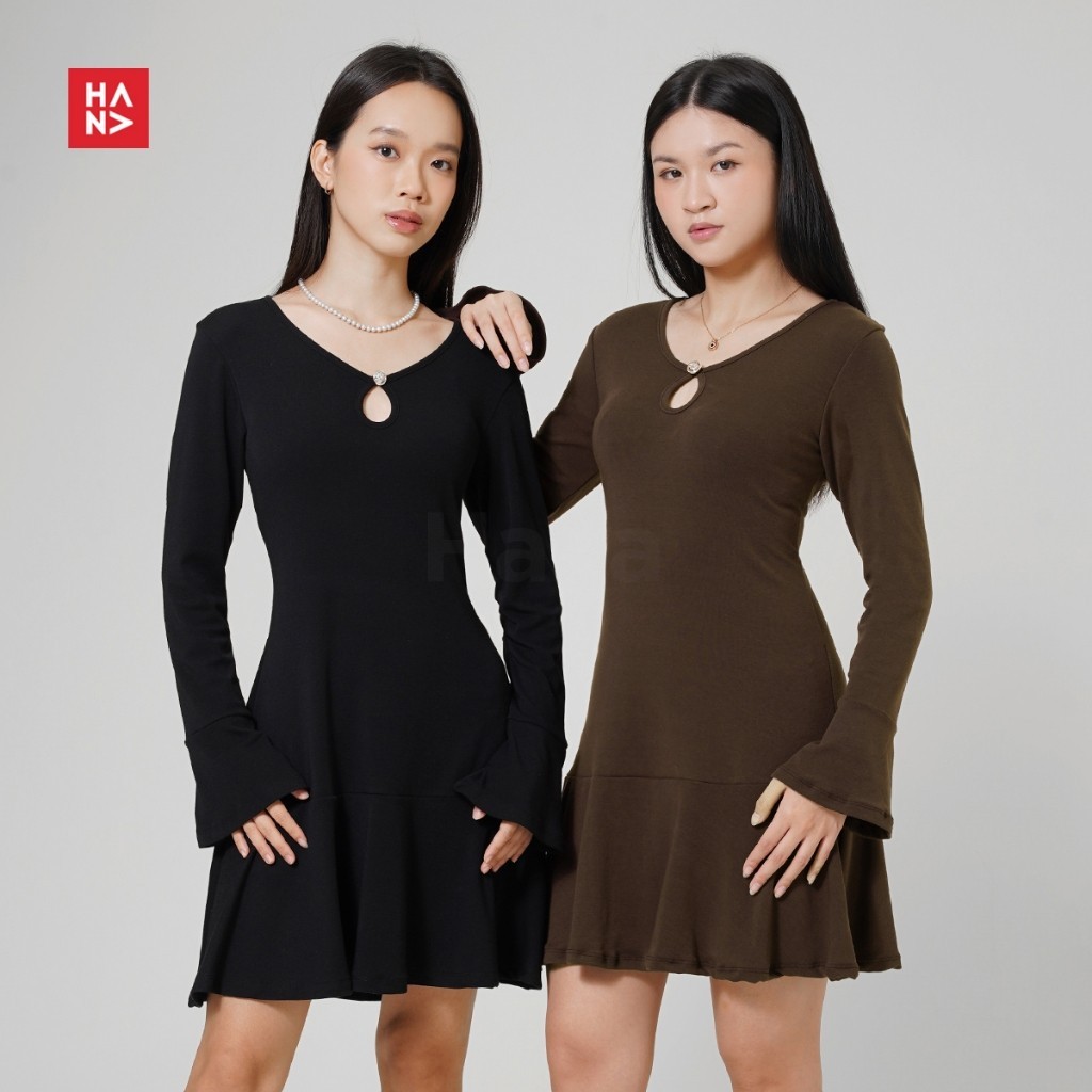 Hana Fashion - Lady Dress/Casual Dress Wanita/Dress Korean Style - CD394