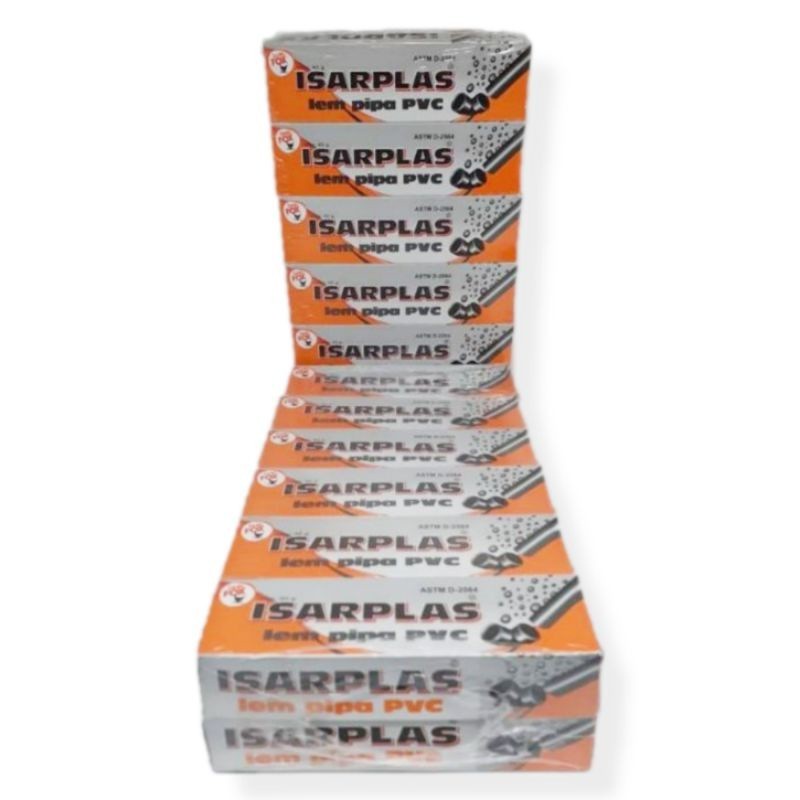 (GROSIR) LEM ISARPLAS / LEM PIPA PVC ISARPLAS / LEM PARALON 12 PCS ISARPLAS