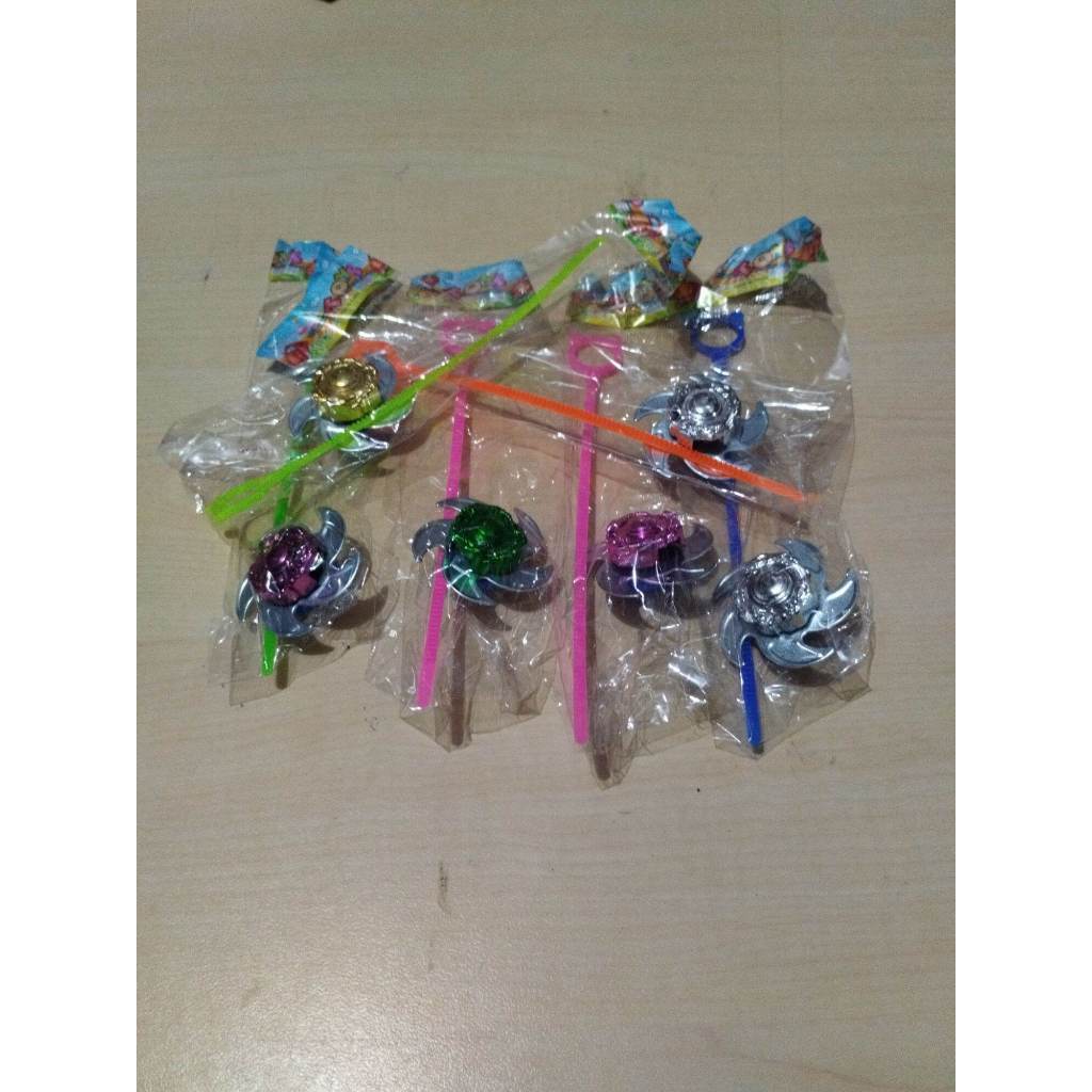 (MGS) Mainan Gangsing Plat Besi / Mainan Gasing Petarung / MAINAN MURAH ANAK GANGSING BEYBLADE BESI 
