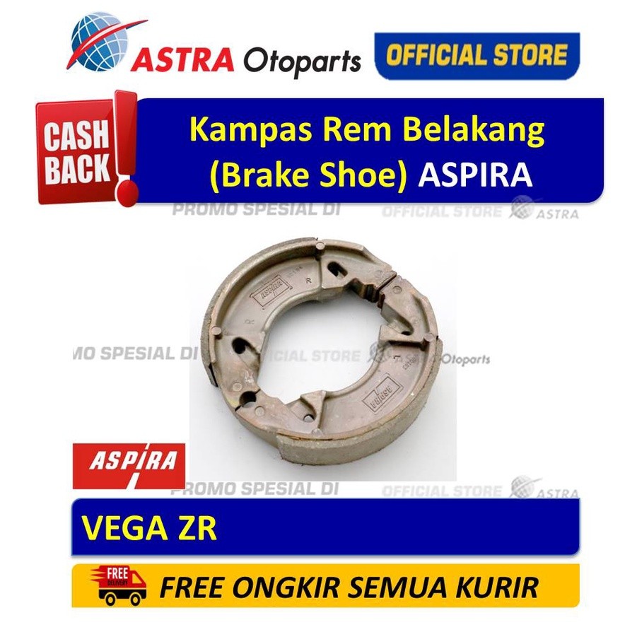 Kampas Rem Belakang (Brake Shoe) ASPIRA VEGA ZR