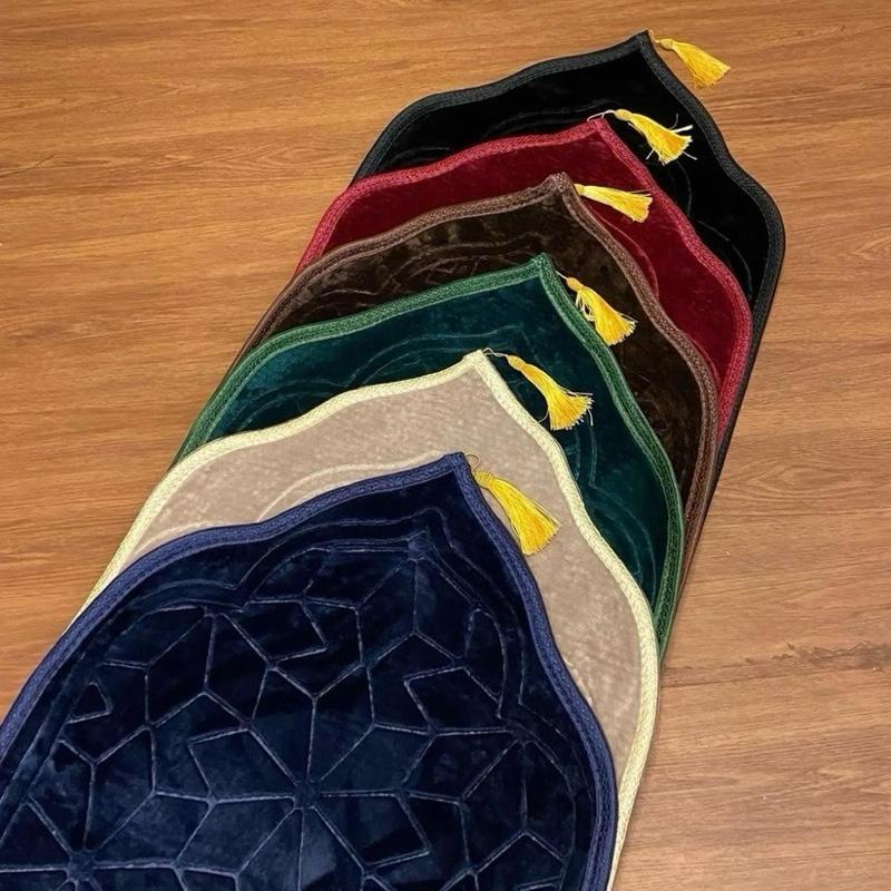 Sajadah Kubah Polos Turki Tebal Sajadah Kerucut Anti Slip Sajdah Premium Uk 50x110 cm Sajadah Midi