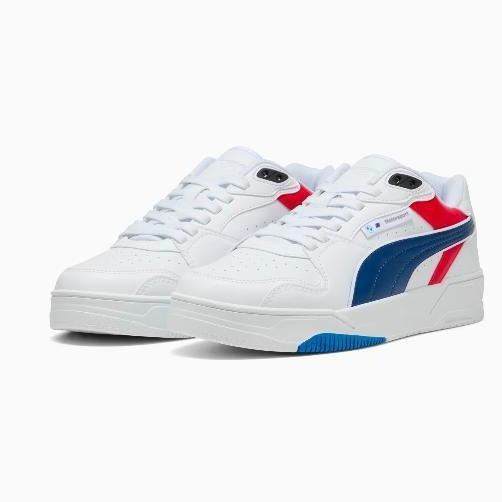 Sepatu Kasual Unisex Puma BMW MMS RBD Break Low Warna PUMA White-Pro Blue - 308911 02