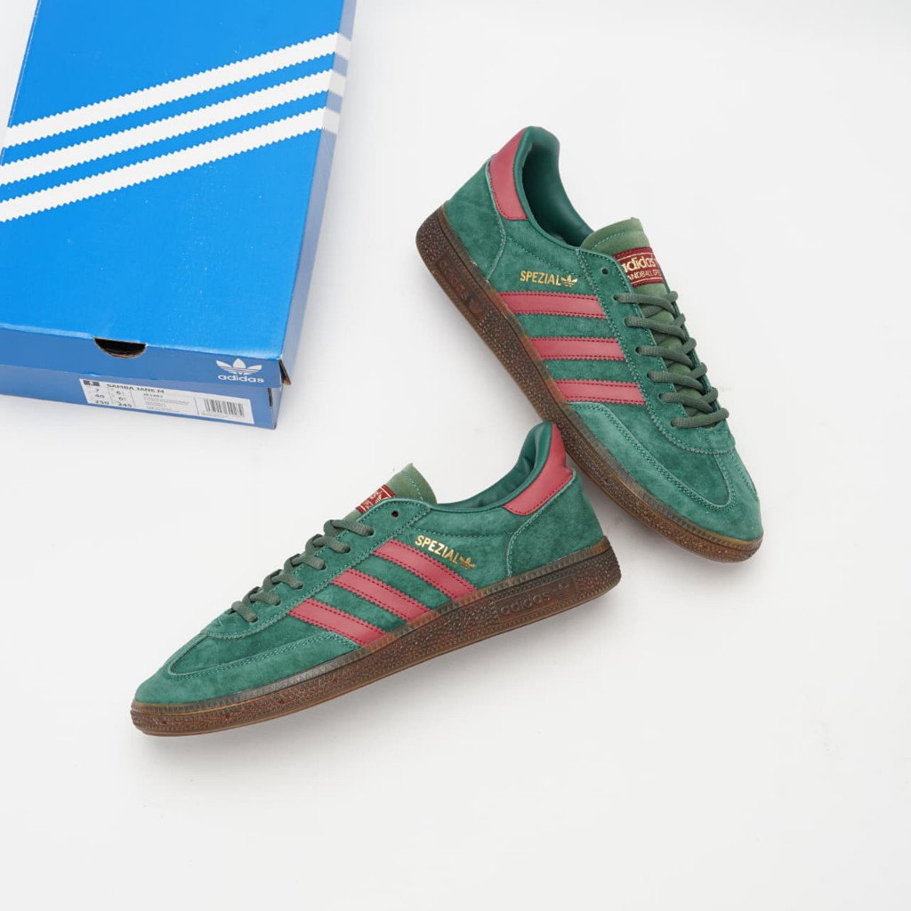 Adidas Spezial Handball Green Red Burgundy
