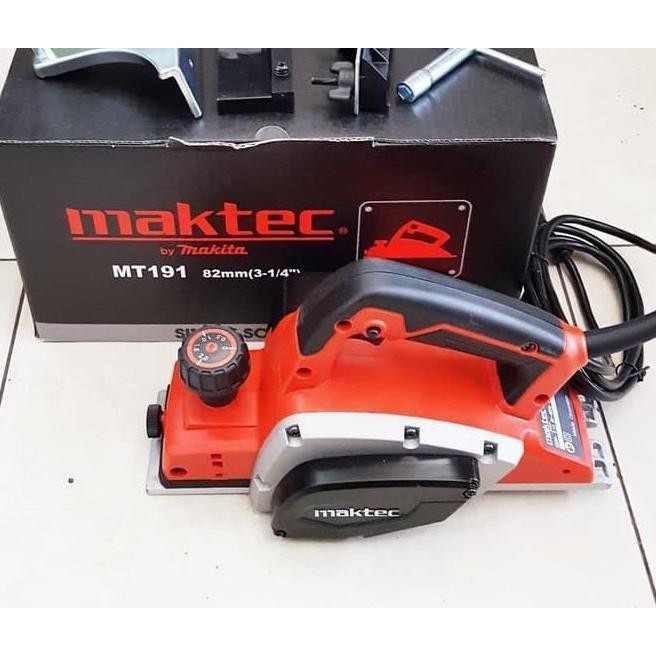 Mesin ketam Serut Sugu Planer Maktec MT192/ Electric Planer 82mm- Merah