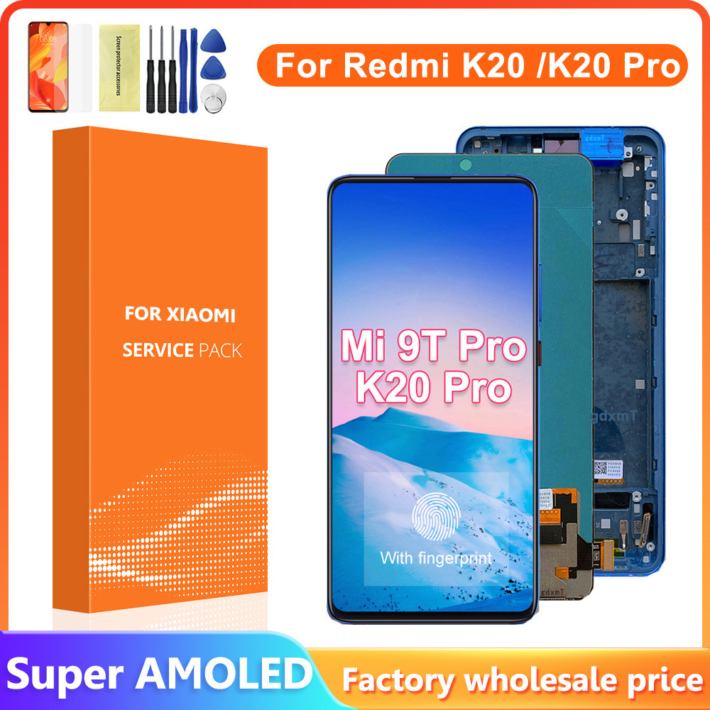 6.39'' AMOLED splay For For Xiaomi Mi 9T Mi9T Pro LCD splay Touch Screen gitizer Assembly For Redmi 