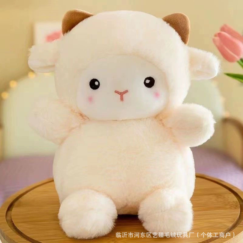 Kualitas Tinggi3Boneka kecil dari wol   Boneka domba kecil yang lucu