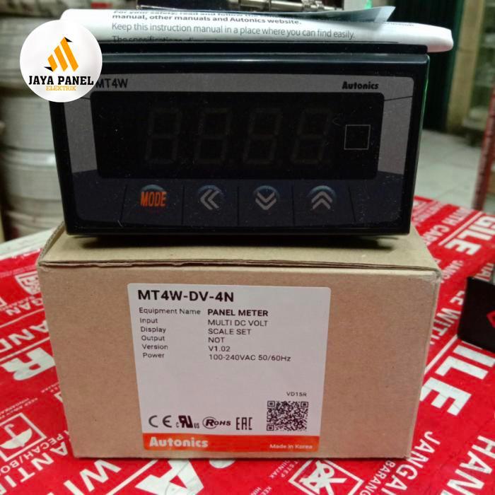 autonics mt4w dv 4n meter
