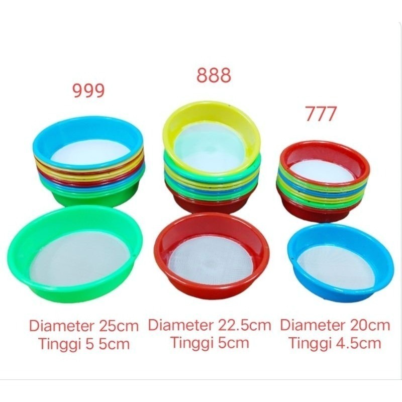 Saringan Santan 777/888/999 / Penyaringan Bulat Plastik