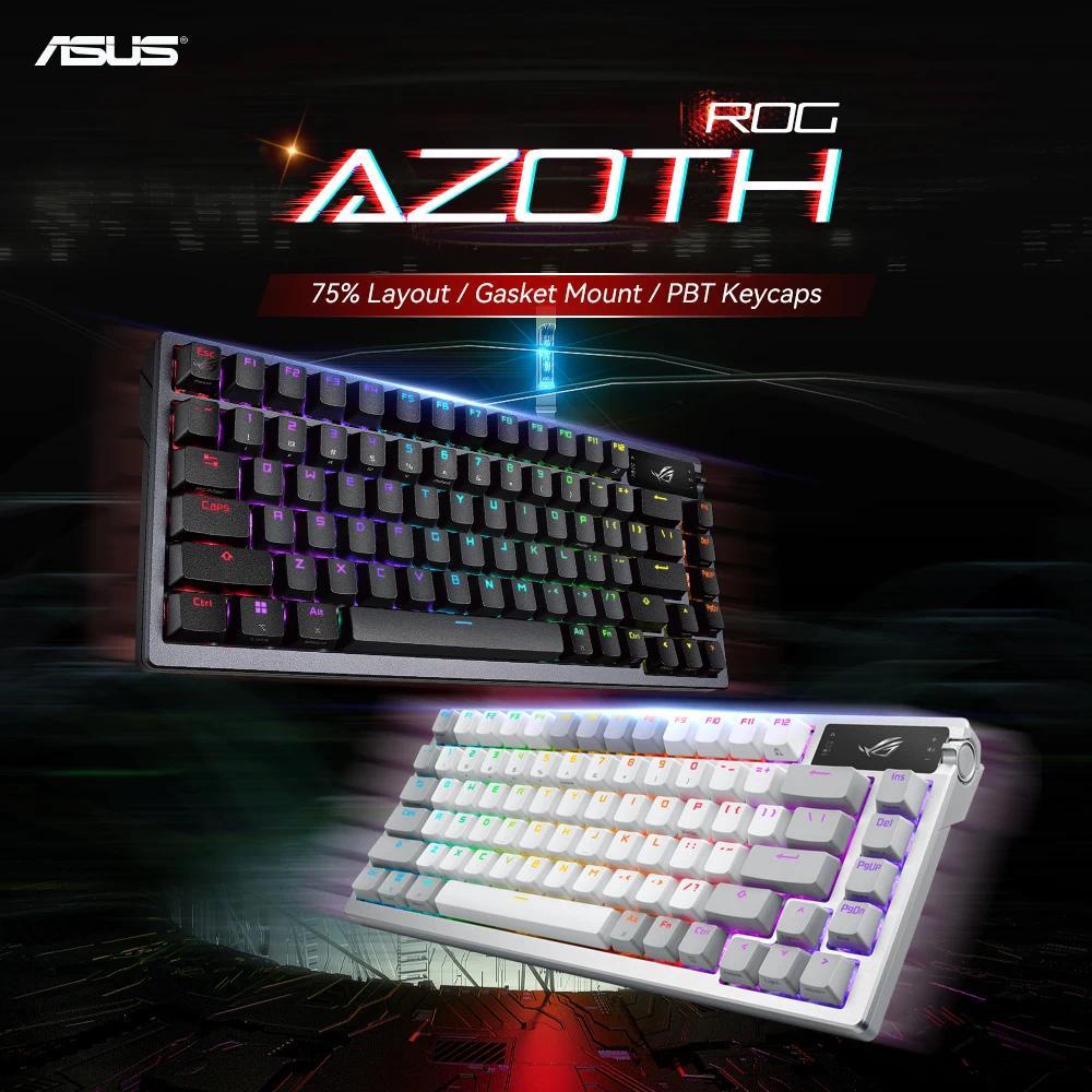ASUS ROG Azoth 75% Wireless Gaming Meanical Keyboard Hot Swappable NX Swit RGB Backlit Tri Mode PBT 