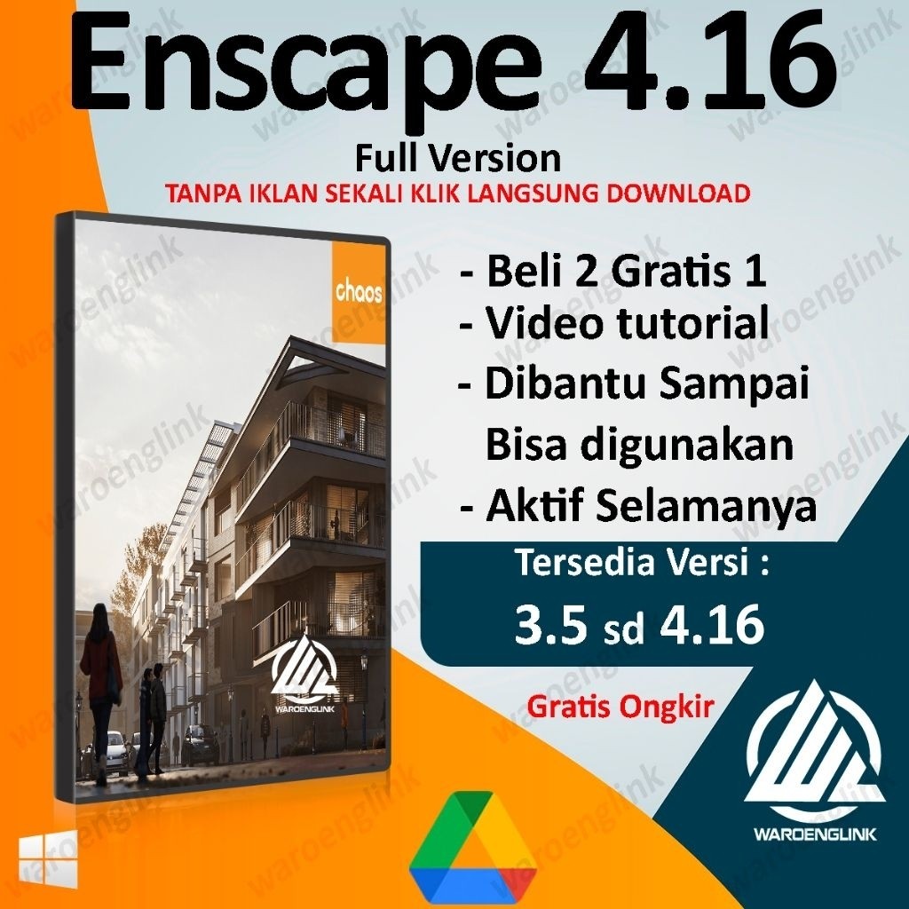 Enscape 4.16 Enscape 3D 2027 Full Version Permanen Windows + Video Install Lengkap