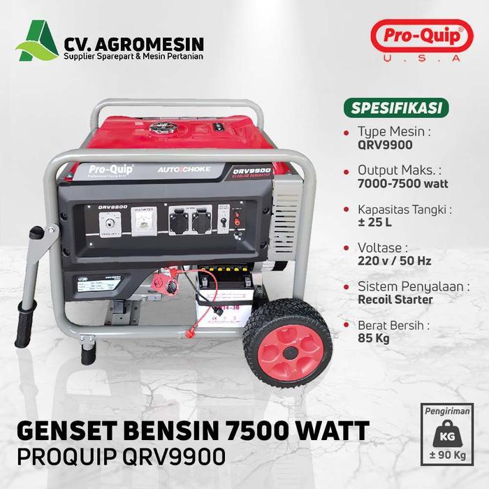 MESIN GENSET BENSIN PROQUIP QRV9900 7500 WATT