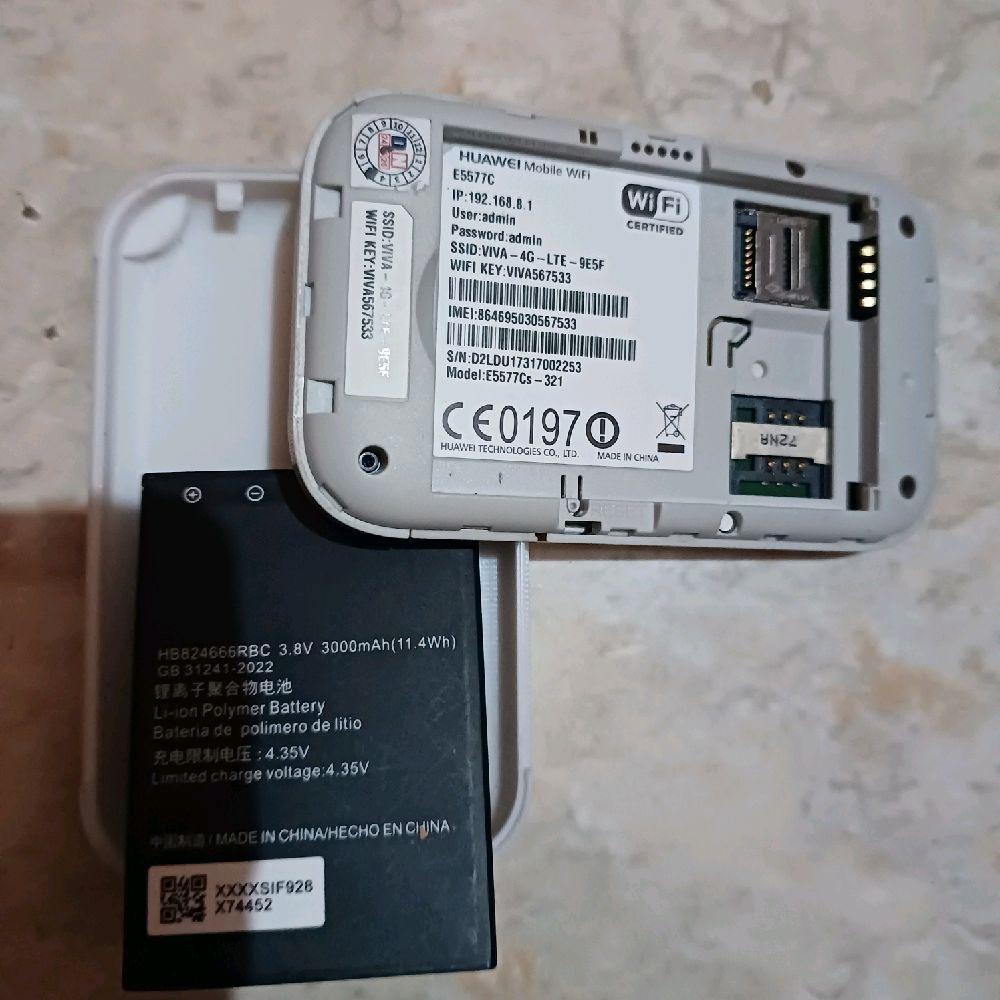 Modem Mifi Huawei E5577cs -321 MAX 3000 MAH dual band 4G/5G Bisa Change Imei, Fix TTL n Lock Cell Id