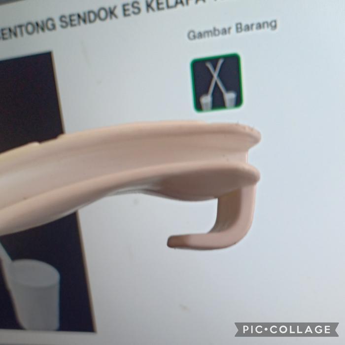 GAYUNG ES BUAH GAGANG PANJANG PLASTIK CENTONG SENDOK ES KELAPA 15LT