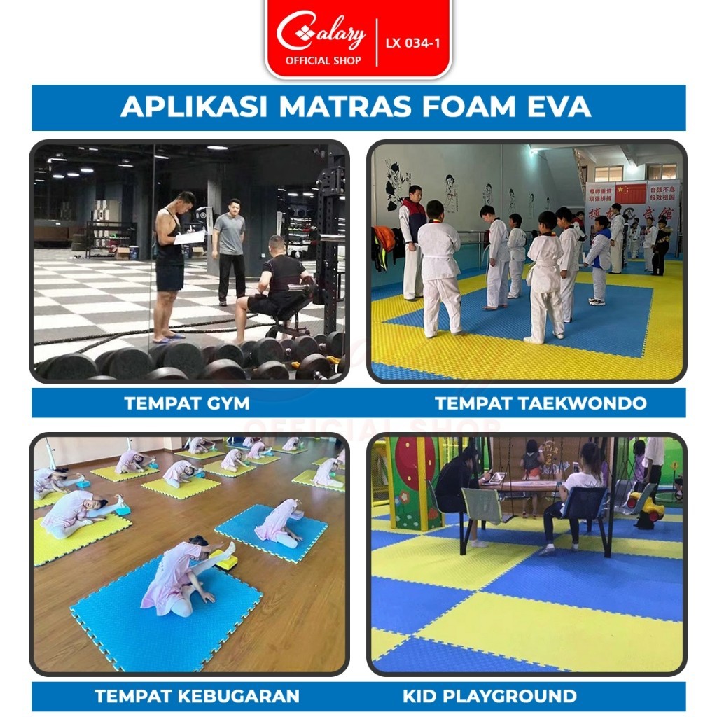 Matras 5 Cm Matras Beladiri Matras TaekwondoMatras Silat Puzzle Olahraga Beladiri Arena Silat Matras
