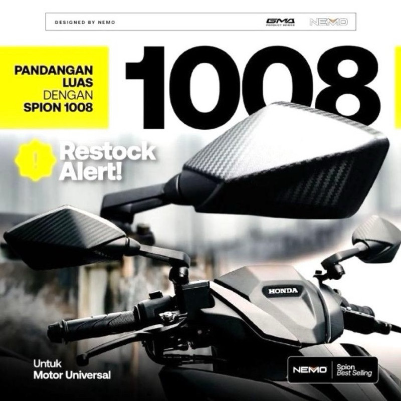 Spion Ducati Nemo 1008 Xmax ORIGINAL GMA NEMO Vario Nmax Nmax Turbo Xmax spion nmax turbo variasi