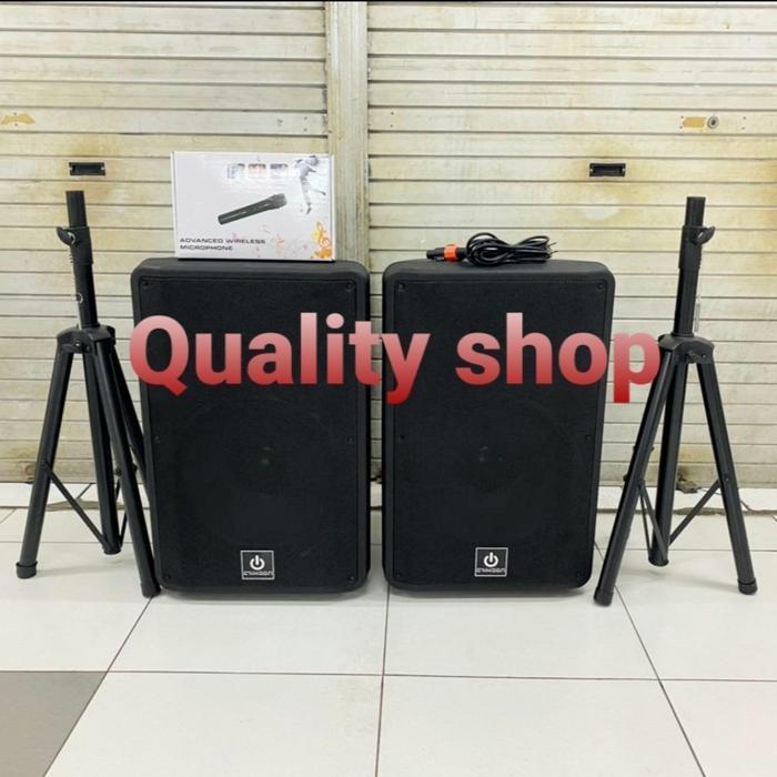 SPEAKER ACTIVE CRIMSON 15 IN STAGE15 FREE 2 STEN DAN 1 MIC WIRELLES