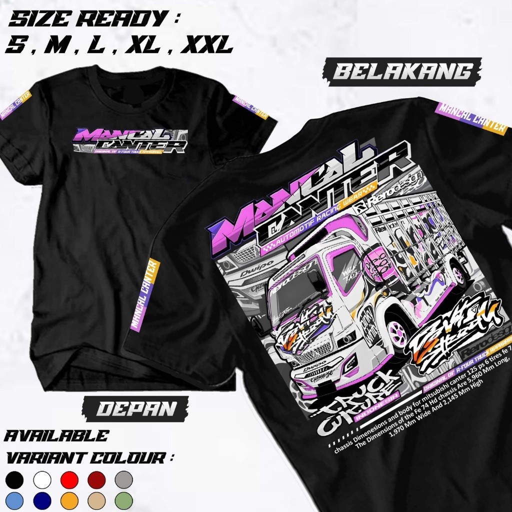KAOS MANCAL CANTER RFR 041 KAOS TRUK KAOS TRUK CANTER DEWASA KAOS TRUK OLENG - Kaos Pria Wanita - Ka