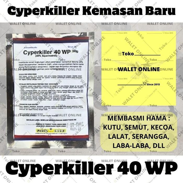 cyperkiller, cyperkiller 25wp, anti hama, anti kutu, walet